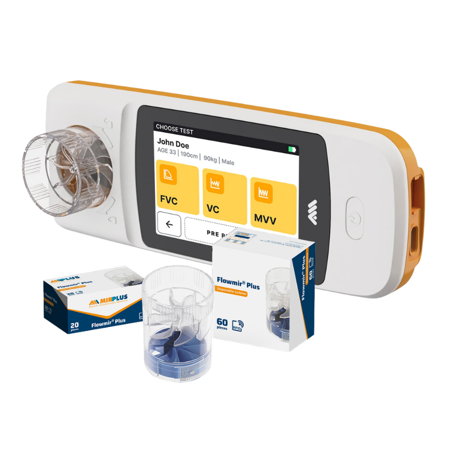 MIR Spirobank II Plus με αναλώσιμες τουρμπίνες FlowMIR Plus
